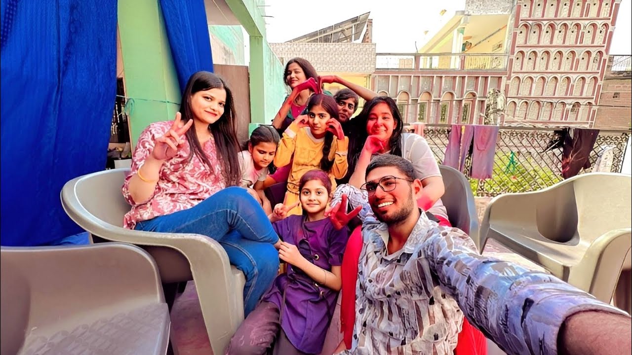 Holi Me Behno Ke Sath Enjoy 🤗🫶