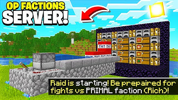 BRAND NEW OP FACTIONS SERVER 2021! ⚔️ | Minecraft Factions