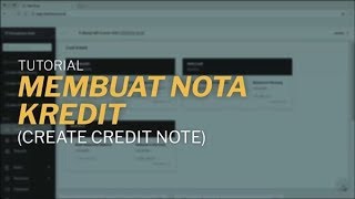 12. Cara Cepat Membuat Nota Kredit (Credit Note) Pada Software Akuntansi Harmony.