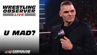 Why Is Everyone So Mad At Gunther? Wwe Raw Wrestling Observer Live