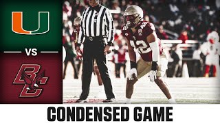 Miami vs. Boston College Condensed Game | 2023 ACC Football