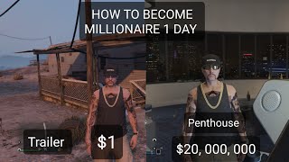 MONEY GLITCH HOW TO BECOME A MILLIONAIRE IN 1 DAY GTA 5 ONLINE $20,000,000 CAR DUPLICATION GLITCH