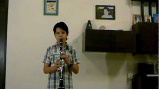 Video thumbnail of "Lullaby of Birdland Clarinet"