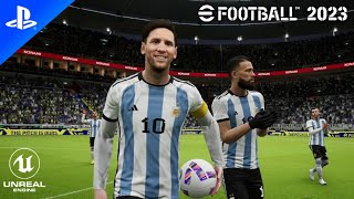 eFootball 2023 [Season 2] Argentina vs. Mexico Word Cup Gameplay PS4 PRO