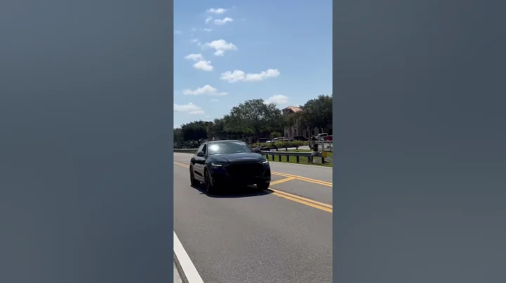 Audi RSQ8 quick acceleration