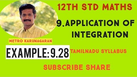 12th Std Maths Example 9.28 Show that Integration over 0 to 1 tan-¹x + tan-¹(1-x) dx= π/2- loge2