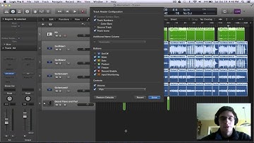 Logic Pro X - Custom Track Headers