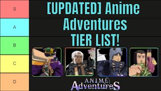 Anime Adventures tier list December 2023