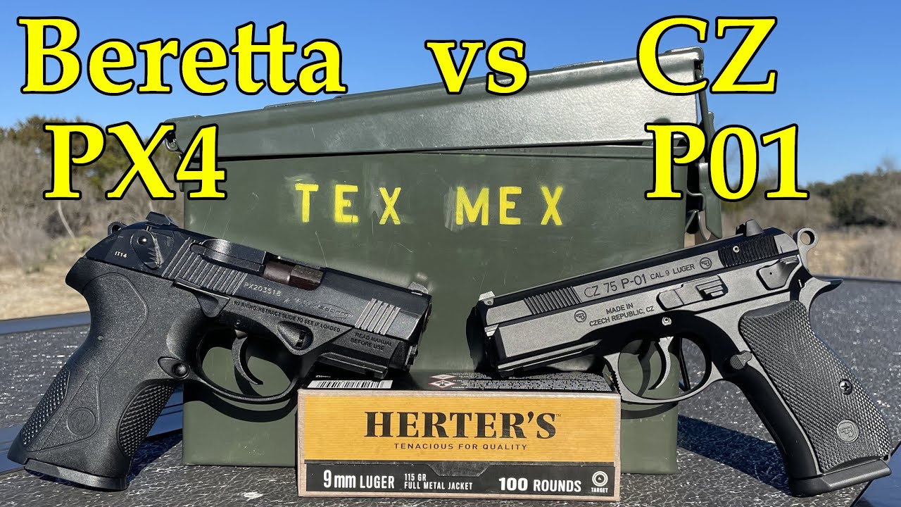 Beretta PX4 vs CZ P01