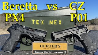 Beretta PX4 vs CZ P01