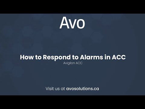 How to Respond to Alarms in ACC
