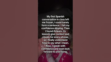 From frozen to fluent - airlearn really helps you speak! #airlearn ##airlearnambassador