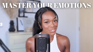 how to be MENTALLY TOUGH and LESS emotional | *entering your grown woman era*