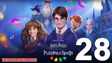 Harry Potter: Puzzles & Spells (By Zynga) Gameplay Part 28 - Level 185 - 190 (Android IOS)