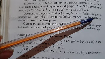 Subgrupos normais 1