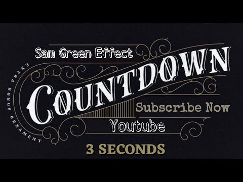 COUNTDOWN | 3 Seconds | Green Effect