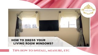 Curtains and valances | Elegant valances and panels | #259