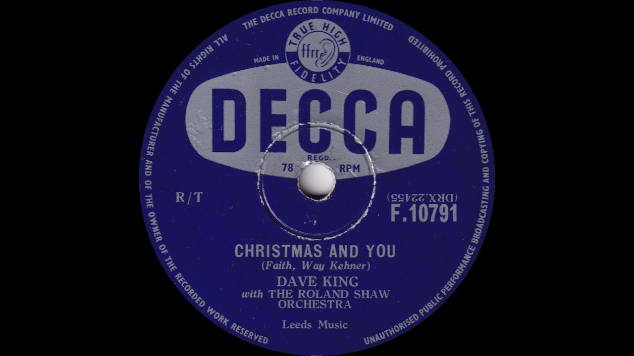 Dave King - Christmas And You