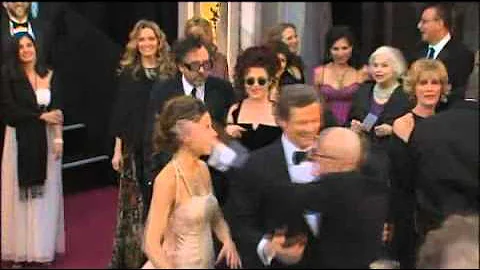 Colin Firth and Geoffrey Rush, Oscar 2011