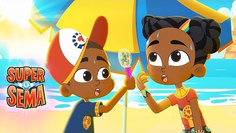 A Major Heat Wave Hits Dunia ☀️🥵 #ClimateChangeAwareness Super Sema - Cartoons for Kids