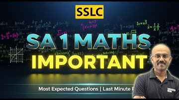 Guaranteed: Maths Questions in THIS Video Will Be On Your SA1 Maths Exam! | SimplifiedMinds SSLC