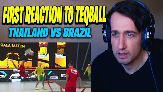 FIRST TIME WATCHING TEQBALL! Thailand Vs Brazil Teqball - World Championships 2022 (REACTION!!)
