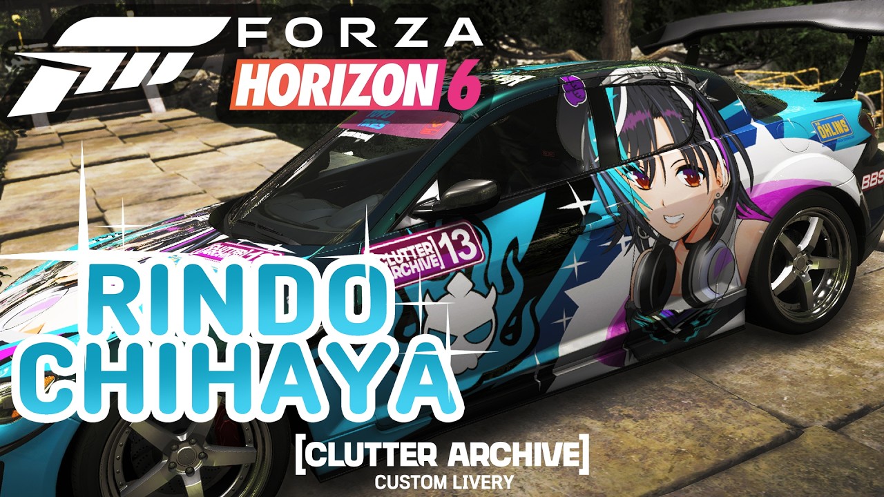 Forza Horizon 6 - Custom Itasha Livery Rindo Chihaya (Hololive)