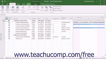 Project 2016 Tutorial The Ribbon Microsoft Training