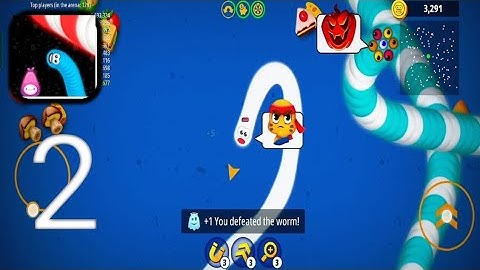 worms zone-Gameplay walkthrough part 2 (iOS, Android) #gameplay#gaming#trending#mobilegaming 