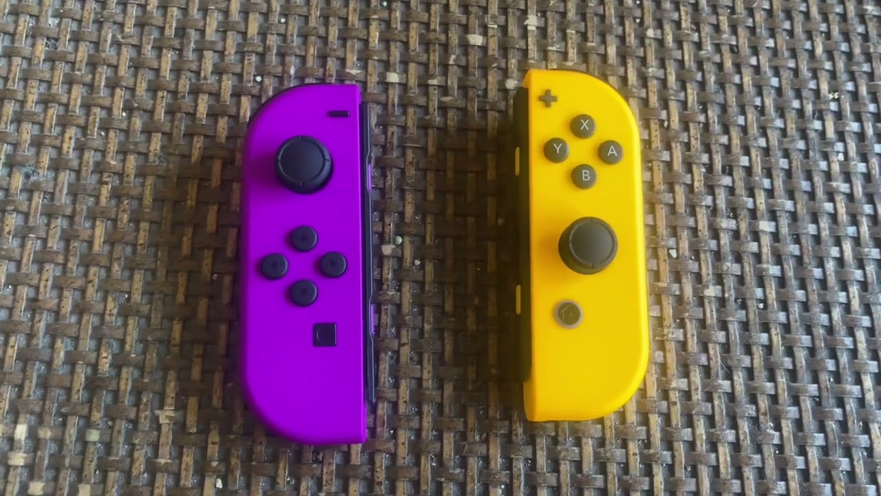 Nintendo Joy-Con in neon purple and orange | Honest Review - YouTube
