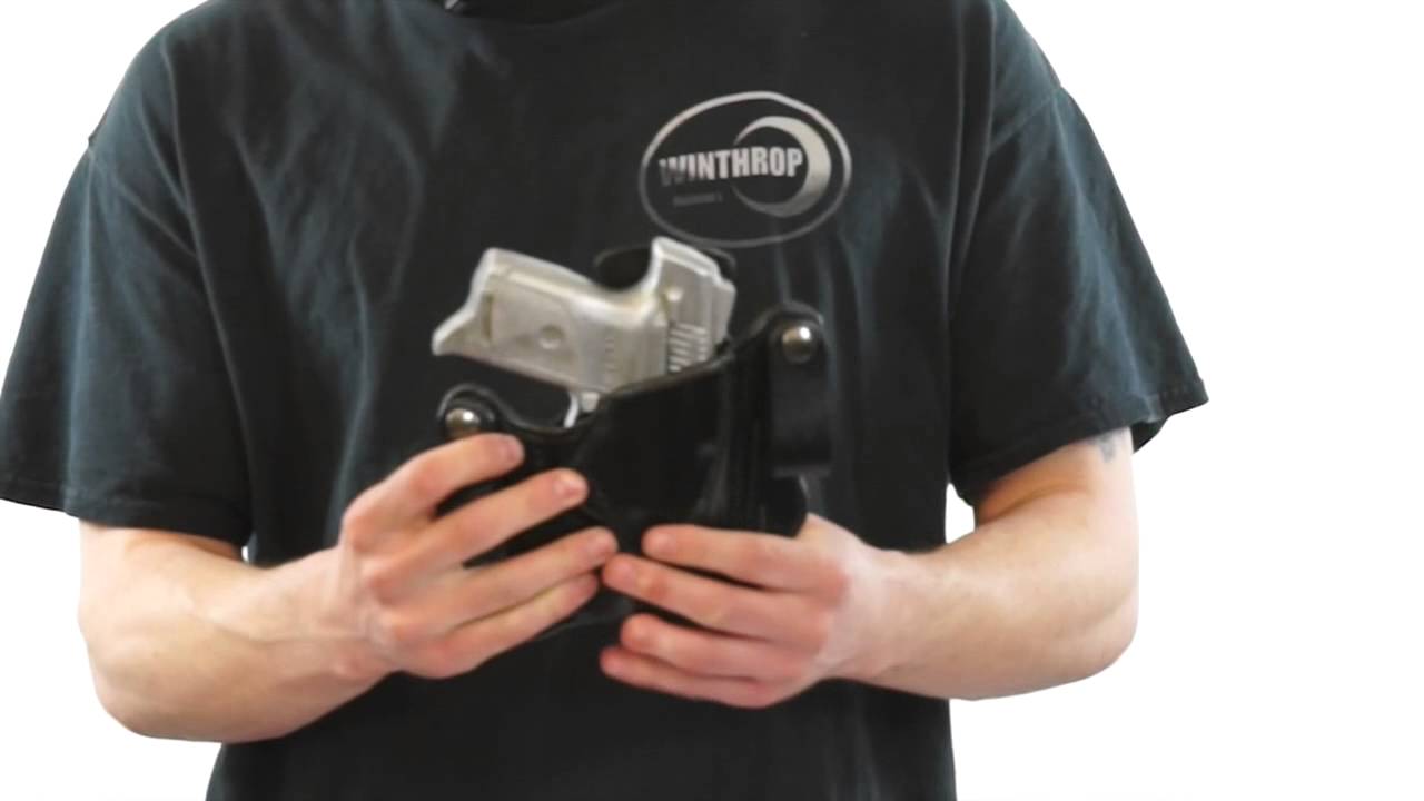 Ruger SR9 C IWB Dual Snap Leather Gun Holster