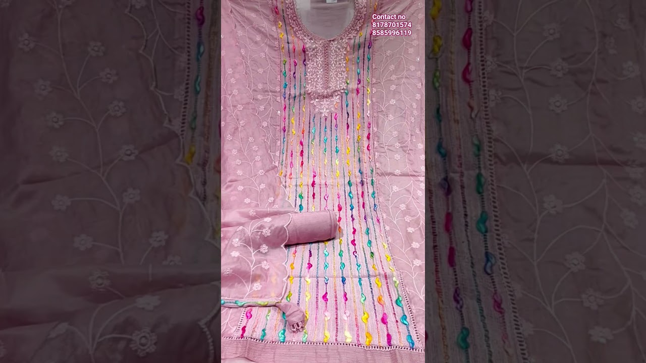 *Pure Mul Silk Designer Embroidered 🧿🙂