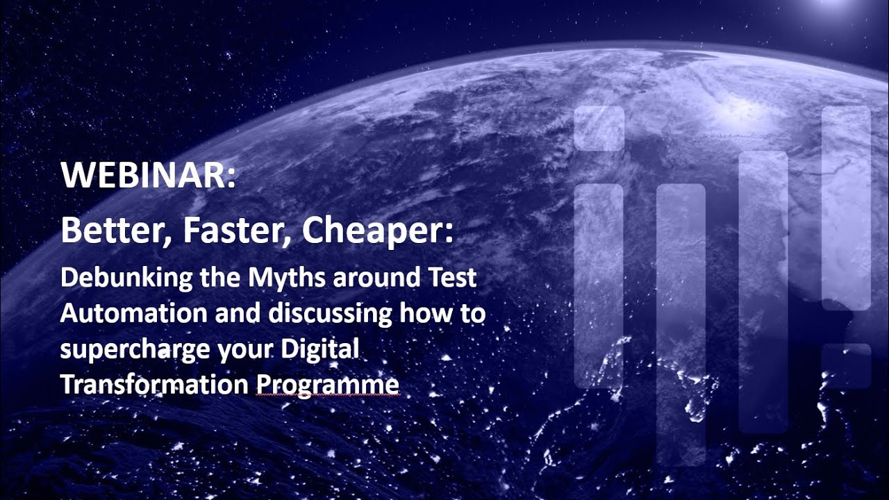 Webinar 2 Better Faster Cheaper - why choose when you can have it all ...