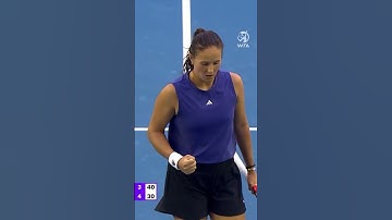 The speed, then the touch from #DariaKasatkina ⚡️🤌 #WTA #NingboOpen