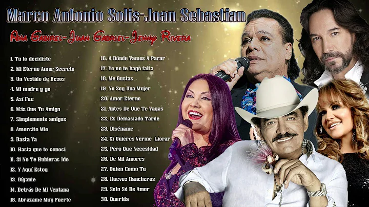 Marco Antonio Solis, Ana Gabirel, Joan Sebastian, ...