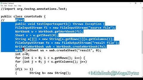 MegaBytes- TYCS-STQA- TestNG-students who have scored more than 60 part2