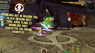Moonlord But in Dragon Tail : Black Dragon Nest Trial Hard Floor 27 Moonlord Post Balancing Gameplay