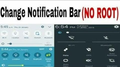 How to Change Android Status Bar with any version (No #ROOT )