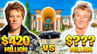 Rod Stewart VS Jon Bon Jovi  LIFESTYLE WAR