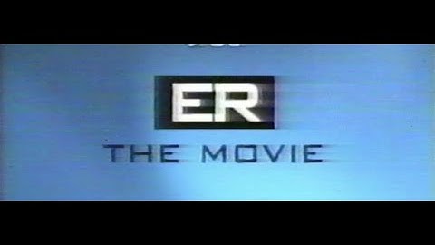ER The Movie Commercial feat. George Clooney 1998 - 90s NBC Commercials