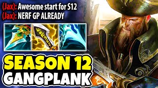 My FIRST Game Of Gangplank In Season 12 & The Journey To 1000 LP Challenger!