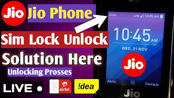 Jio Phone Sim Lock Unlock Kaise Kare Use Other Sim Card in Jio Phone