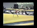 AA 1987 World Championships Elena Shushunova URS FX 10 00