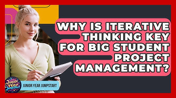 Why Is Iterative Thinking Key For Big Student Project Management? - Junior Year Jumpstart