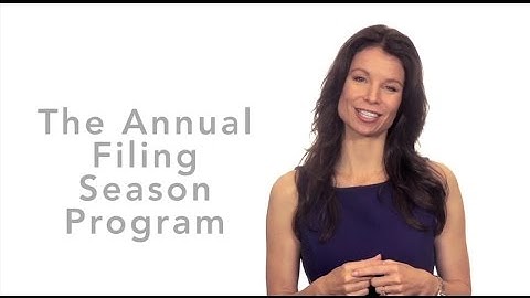 Annual Filing Season Program (AFSP)