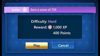 Spider Solitaire HARD - August 20, 2026 - Microsoft Daily Challenge - Solitaire screenshot 4