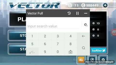 How to hack vector full 1.1.0 using Game Hacker