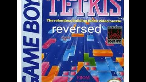 Tetris gameboy music type A reversed.