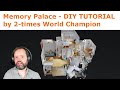 How to create a memory palace  tutorial by 2times world champion