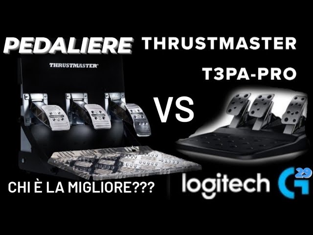 PEDALIERA THRUSTMASTER T3PA PRO VS PEDALIERA LOGITECH G29 CHI È LA  MIGLIORE??? PS4 PS3 PS5 PC XBOX 